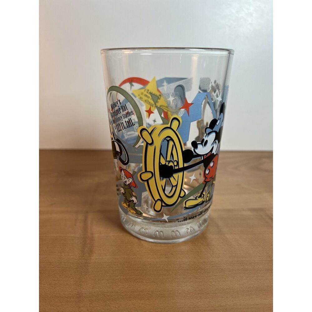 DISNEY / MCDONALDS 100th Anniversary MICKEY MOUSE Drinking Glass Collectible